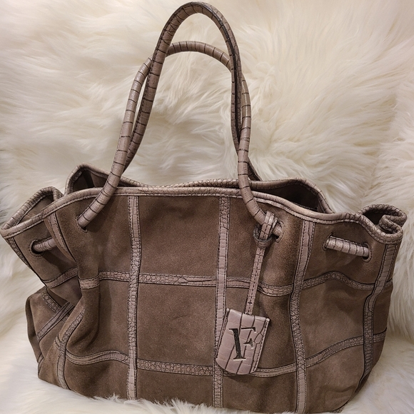Furla Handbags - FURLA Suède and leather bag